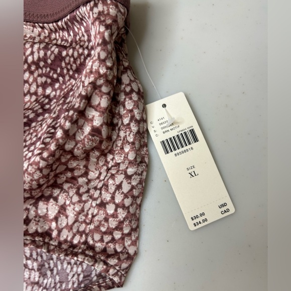 Anthropologie Brown Motif Micro Sleep Shorts Pajamas Size XL NWT - Picture 2 of 3